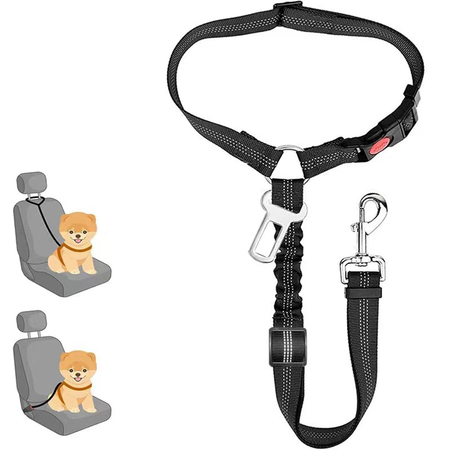 Pet car seat belt rope