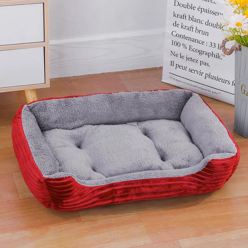 Color Square Winter Soft Warm House