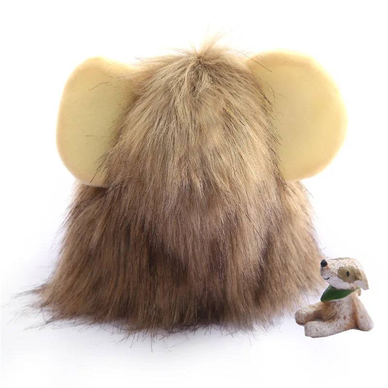 Lion Mane Pet Costume Hat