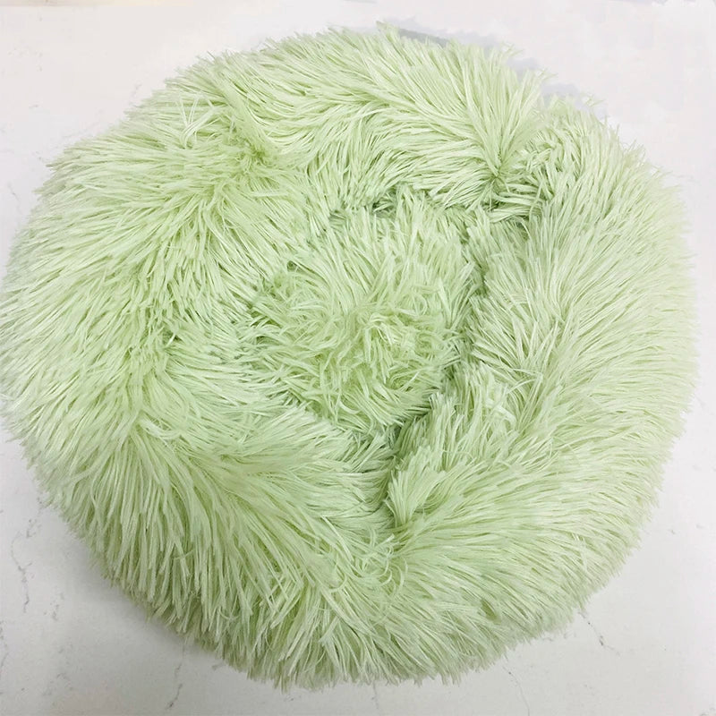 Round Soft Shaggy Mat for Kittens