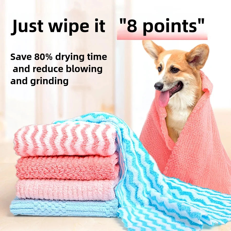 Pet bath towel