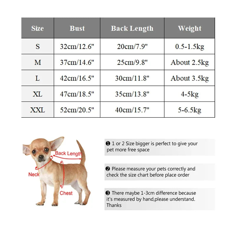 Thickened Warm Dog Coat