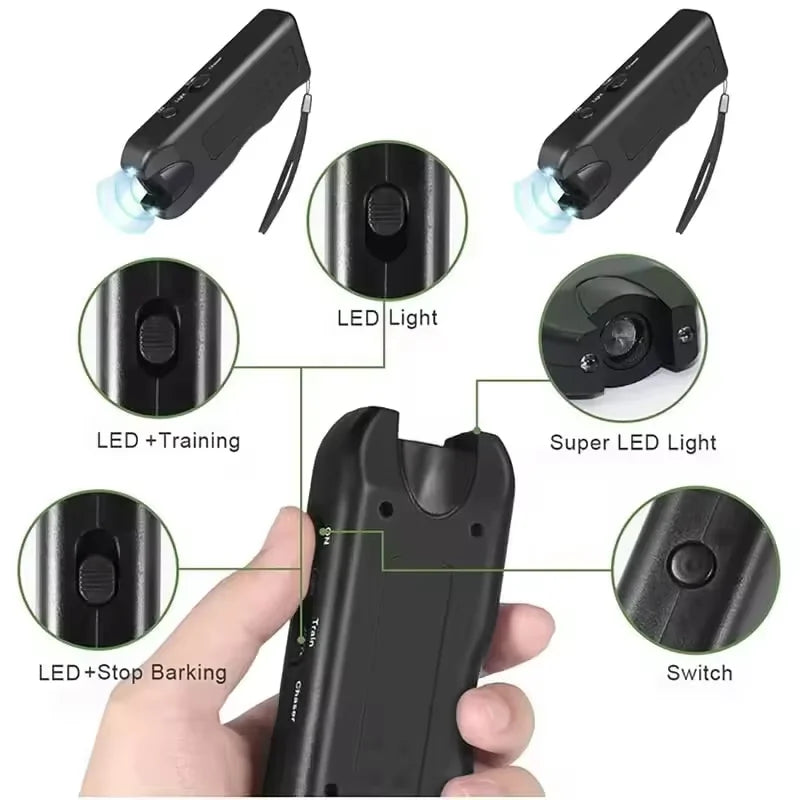 3-in-1 Ultrasonic Dog Repeller