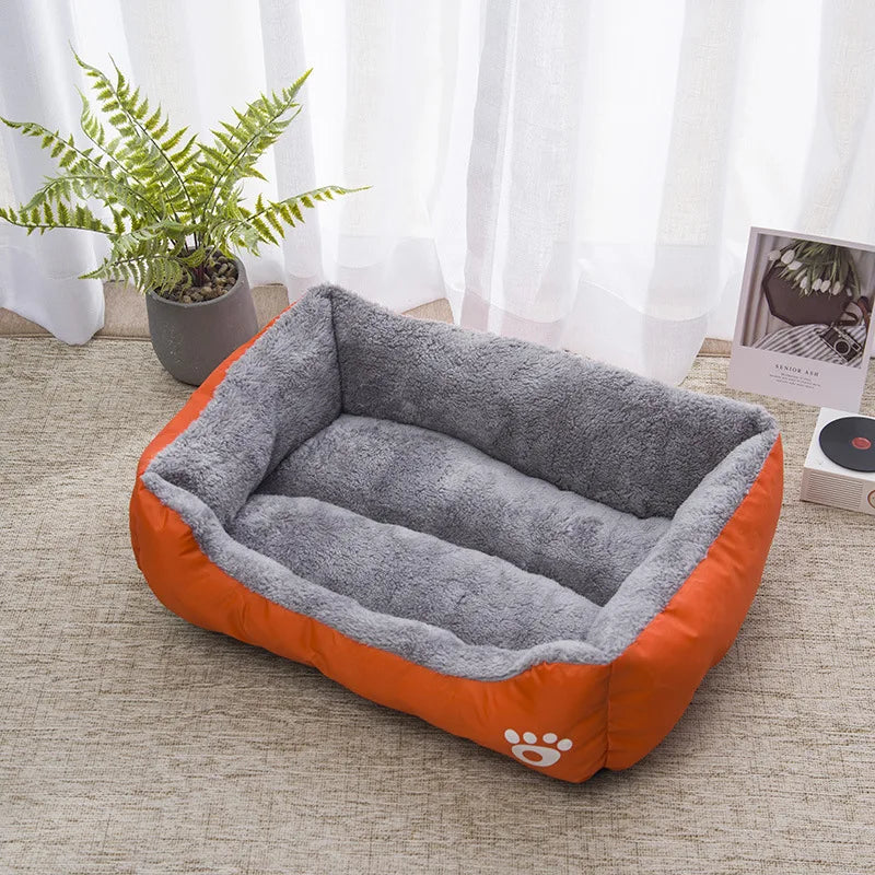 Color Square Winter Soft Warm House