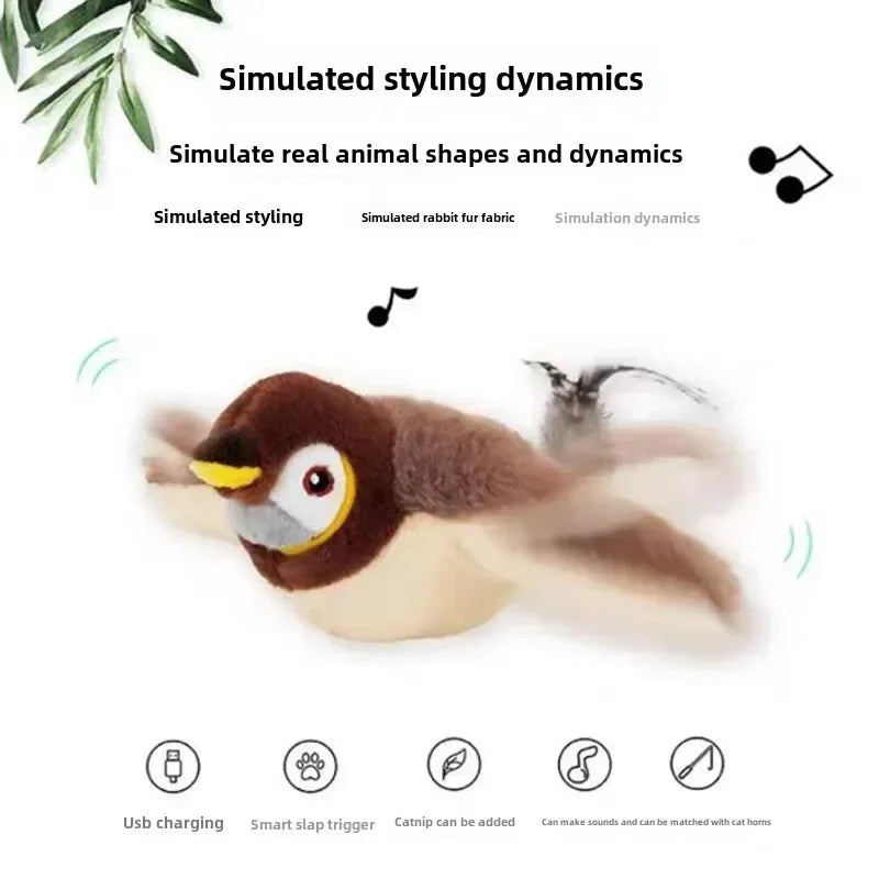Touch-Activated Squeaky Plush Toy
