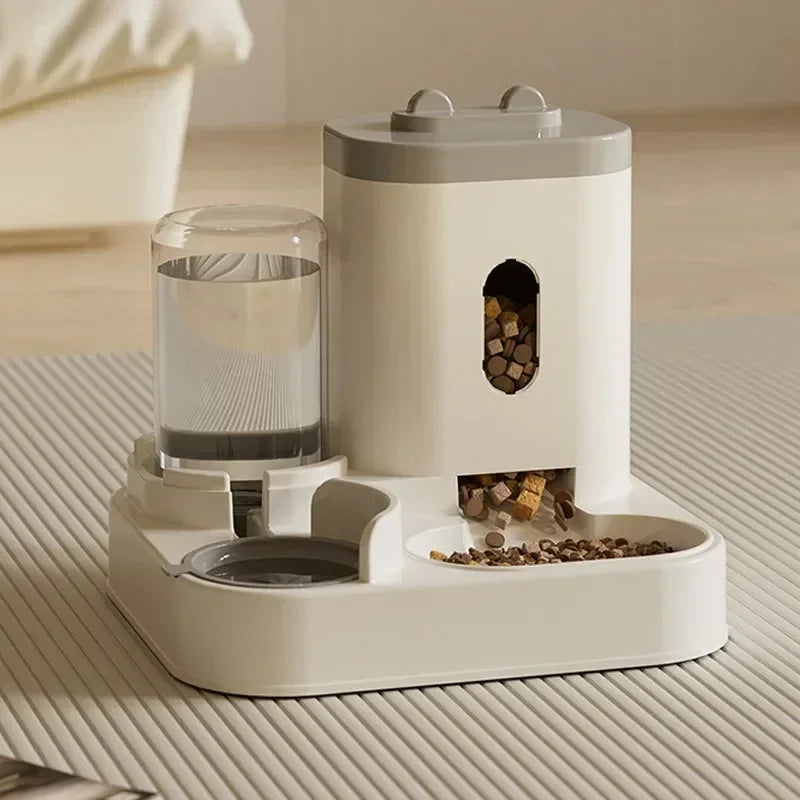 Automatic Feeder With Water Fountain