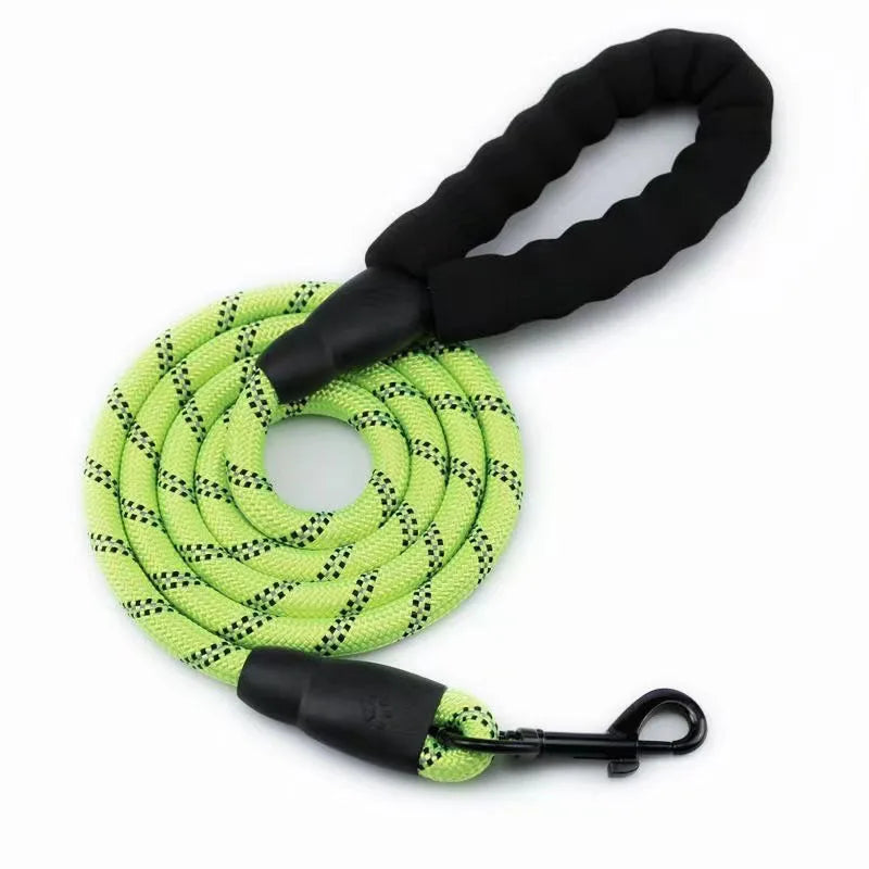 Reflective Dog Leash with Padded Handle