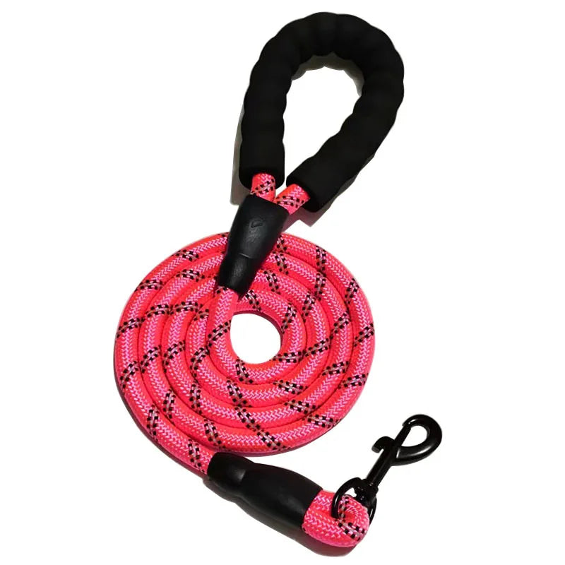 Reflective Dog Leash with Padded Handle