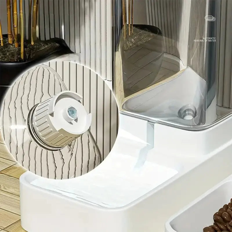 1pc/2pcs Automatic Feeder/Water Dispenser
