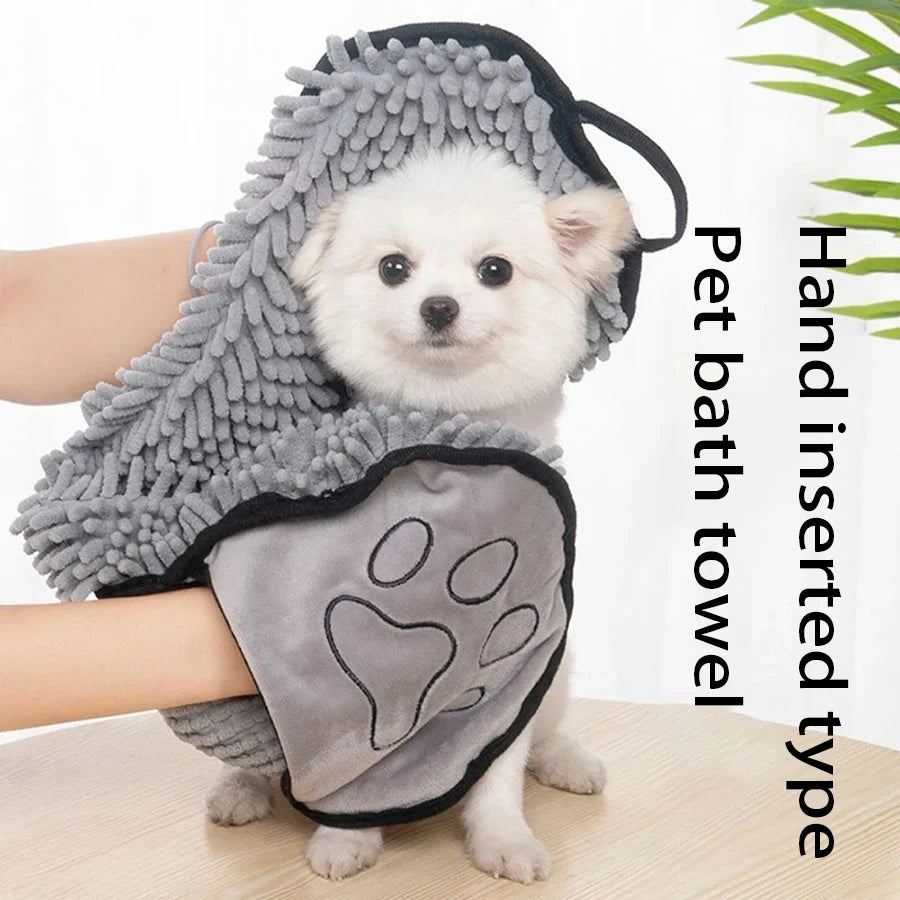 Pet bath towel