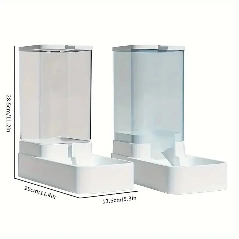 1pc/2pcs Automatic Feeder/Water Dispenser