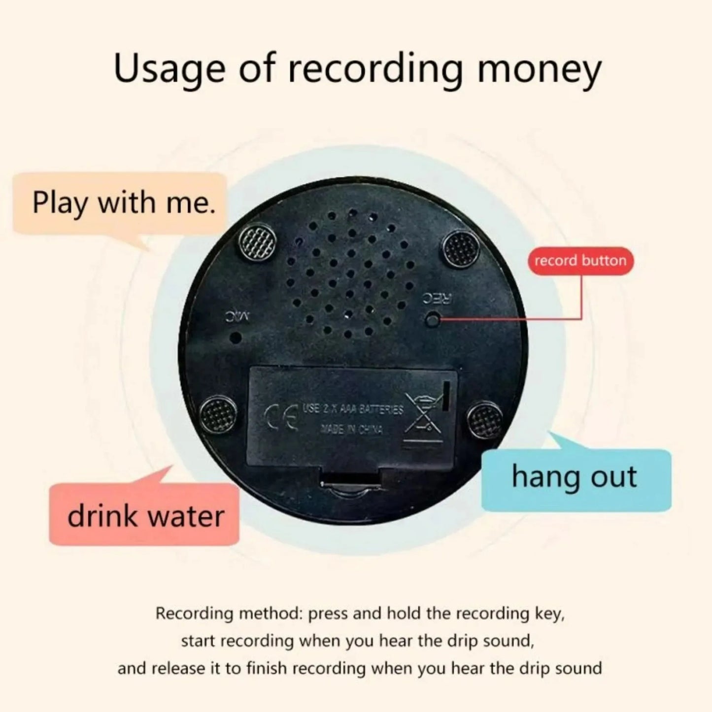 Pet Communication Buttons & Voice Recording Button