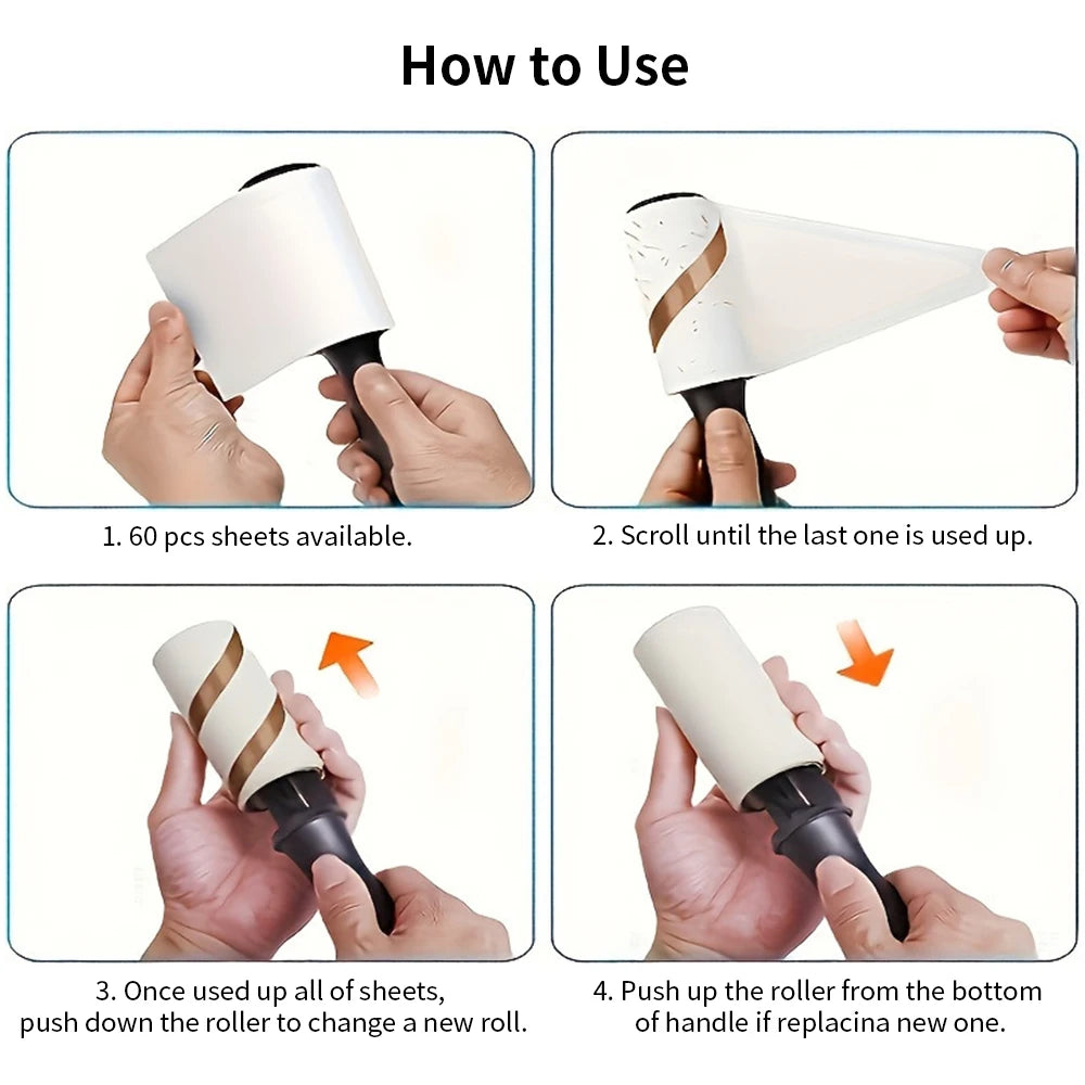 Sticky Lint Roller for Pet Hair Removal
