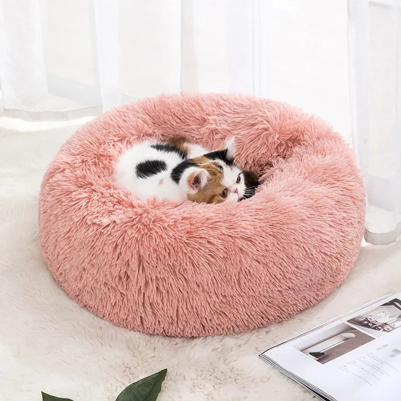 Round Soft Shaggy Mat for Kittens