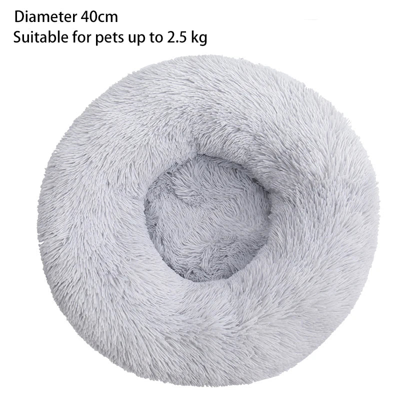 Round Soft Shaggy Mat for Kittens