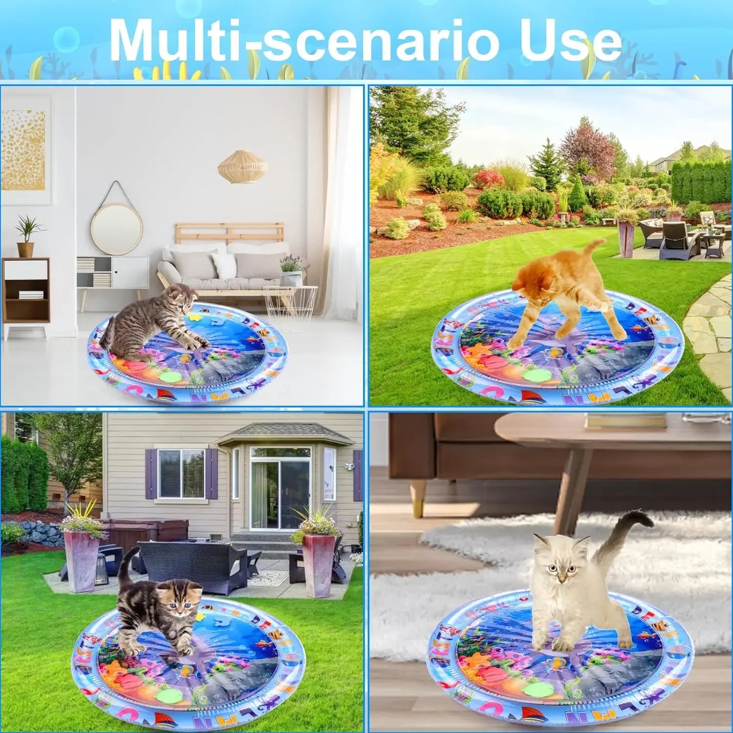 Cute Cat Water Mat