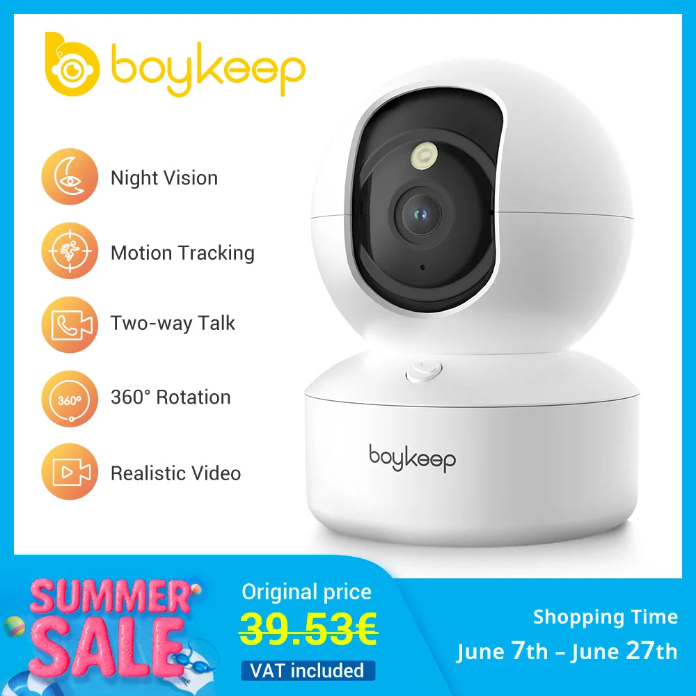 Boykeep Pet Camera with Phone App, 5G/2.4GHz WiFi