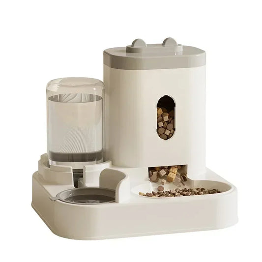 Automatic Feeder With Water Fountain