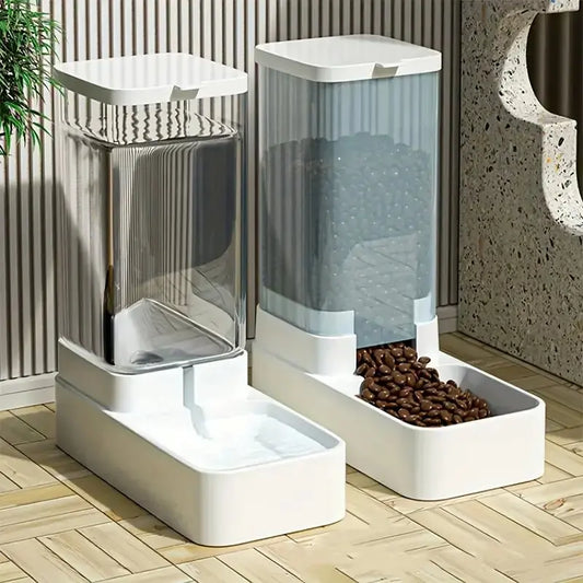 1pc/2pcs Automatic Feeder/Water Dispenser