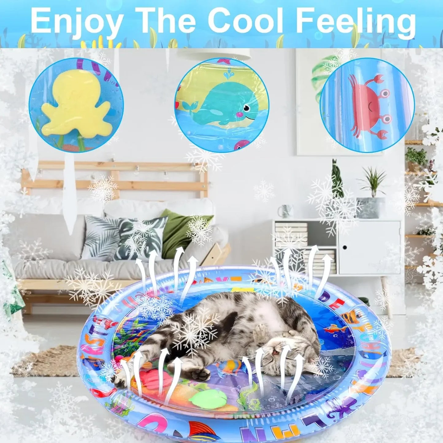 Cute Cat Water Mat
