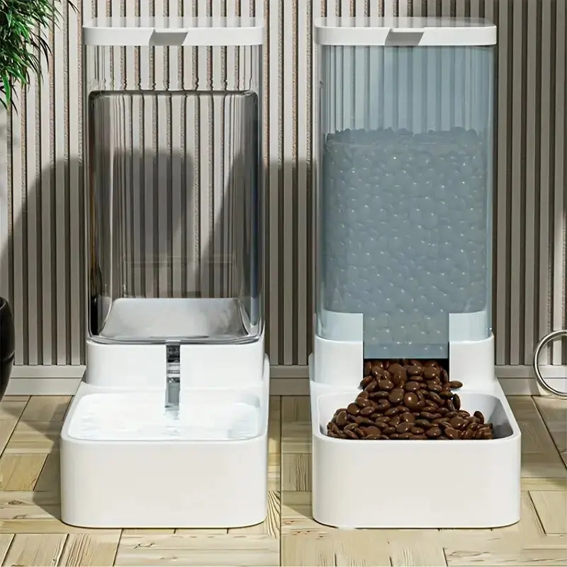 1pc/2pcs Automatic Feeder/Water Dispenser