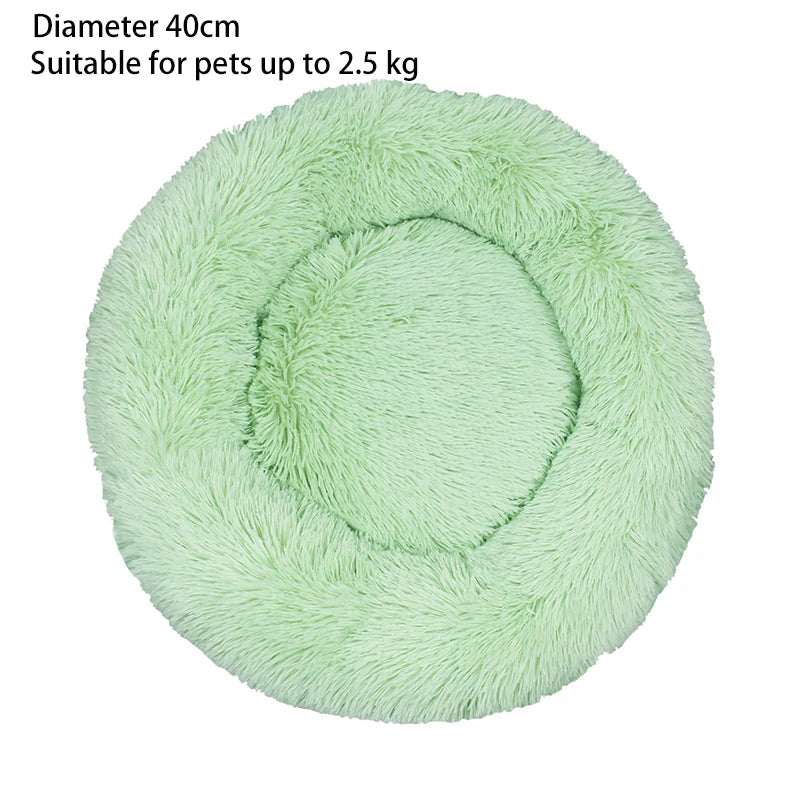 Round Soft Shaggy Mat for Kittens