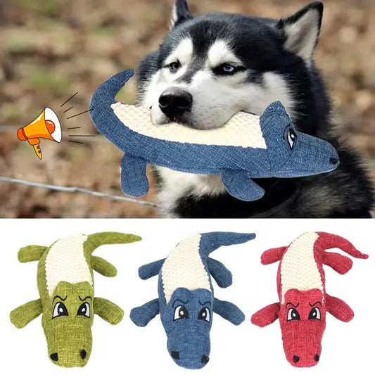 Alligator Shape Dog Sound Toy