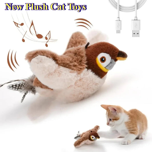 Touch-Activated Squeaky Plush Toy