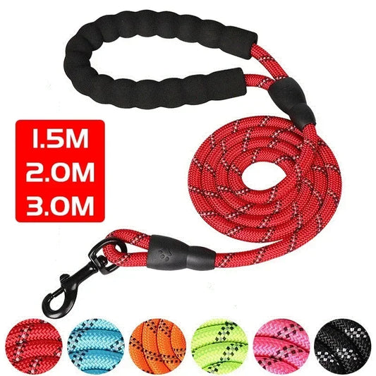 Reflective Dog Leash with Padded Handle