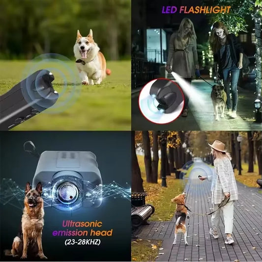 3-in-1 Ultrasonic Dog Repeller